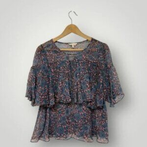 Rebecca Taylor 100% Silk Top Sz 8